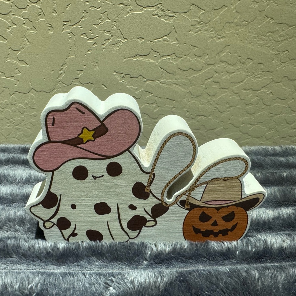 Cowboy Ghost Halloween Decor
